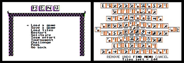 Shanghai (Mahjong) pentru Apple II